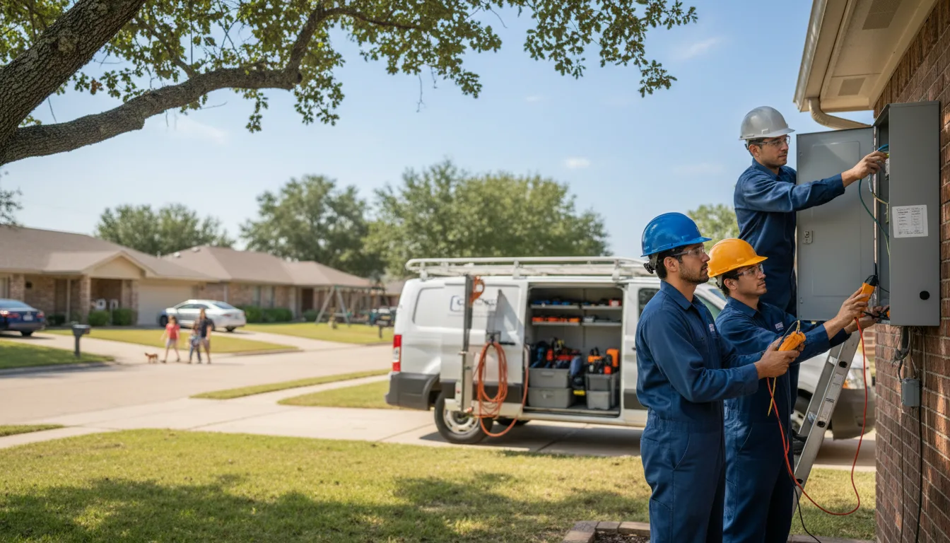 Certified electrician providing emergency electrical services in Atalissa, IA
